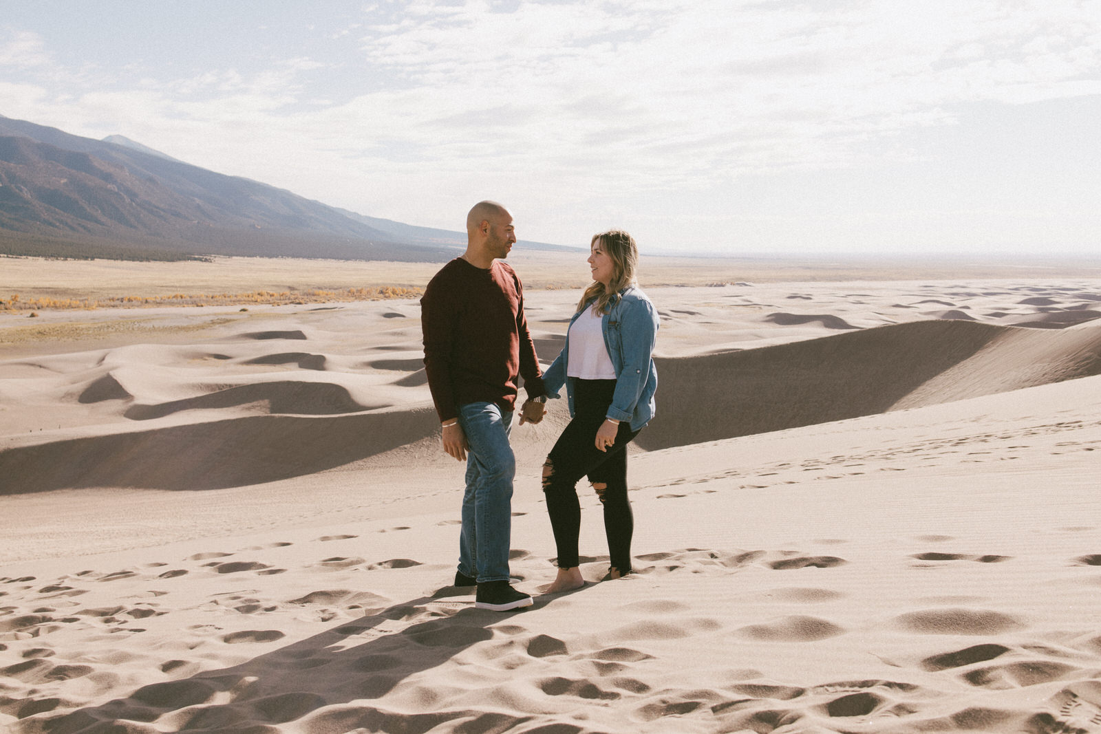 Sand Dunes National Park couples session