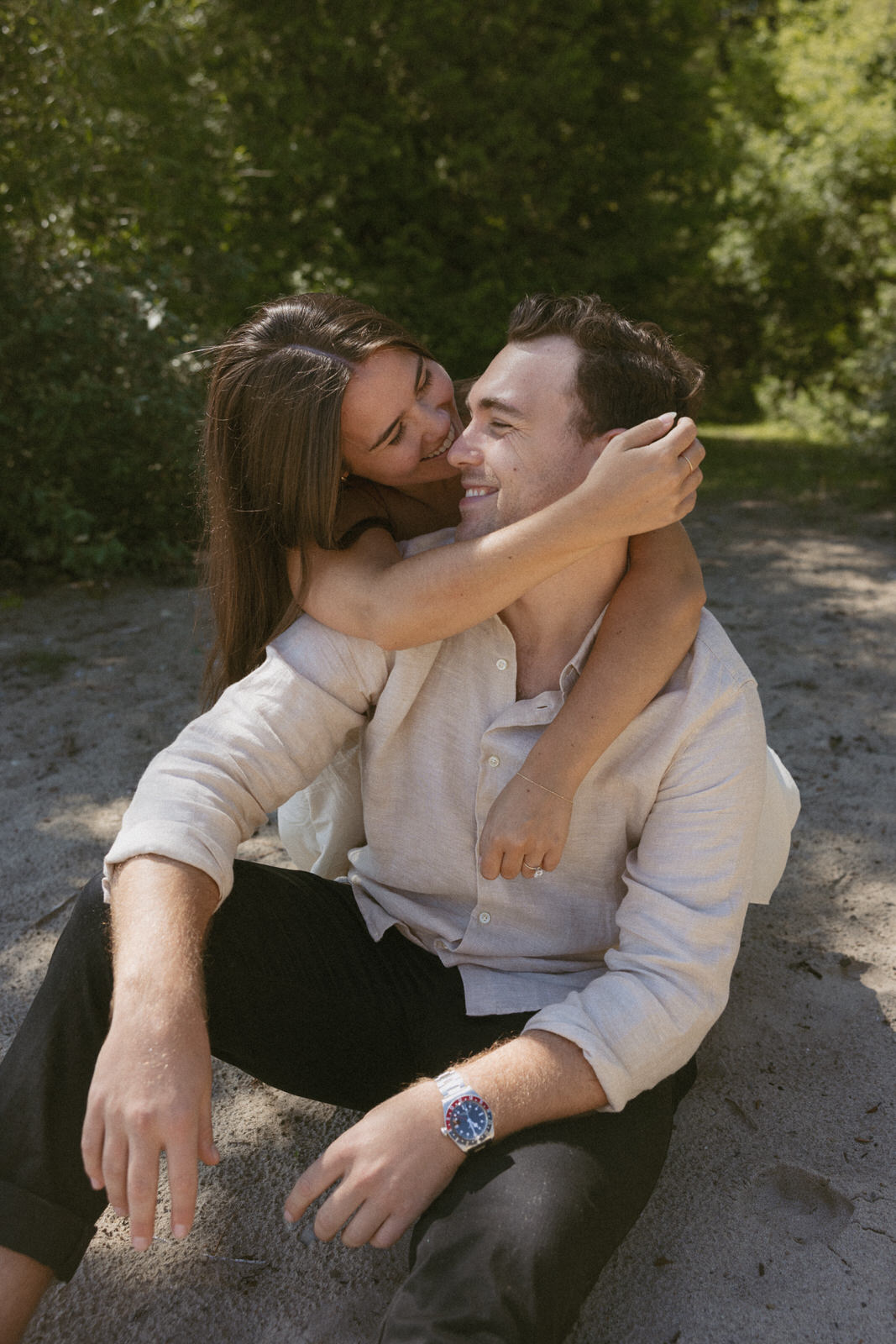 beach engagement in the blue mountains