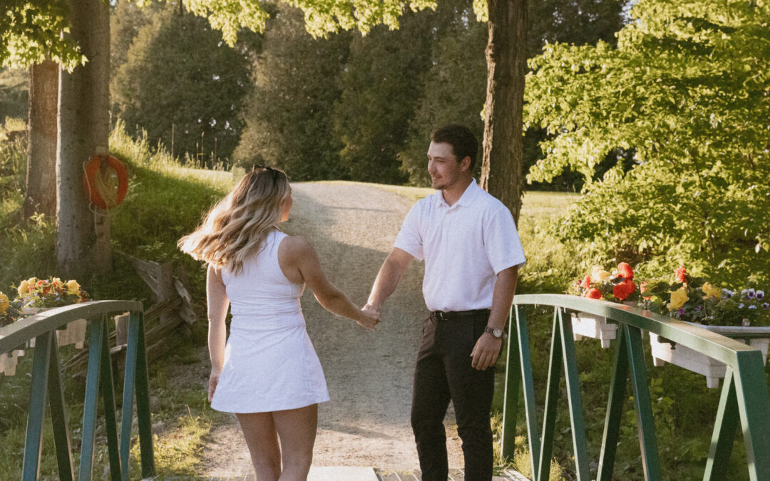 Sunset Engagement at Legacy Ridge Golf Club