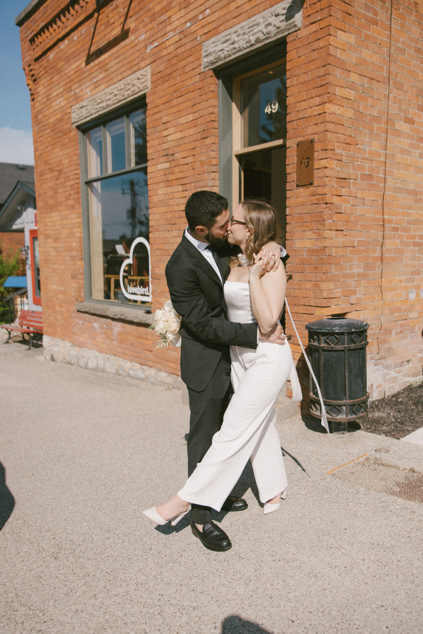 Elopement in the blue mountains ontario