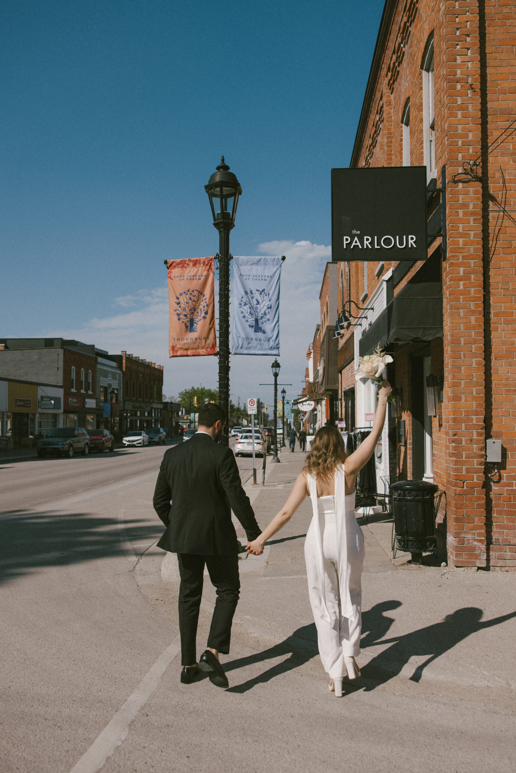 Elopement in the blue mountains ontario