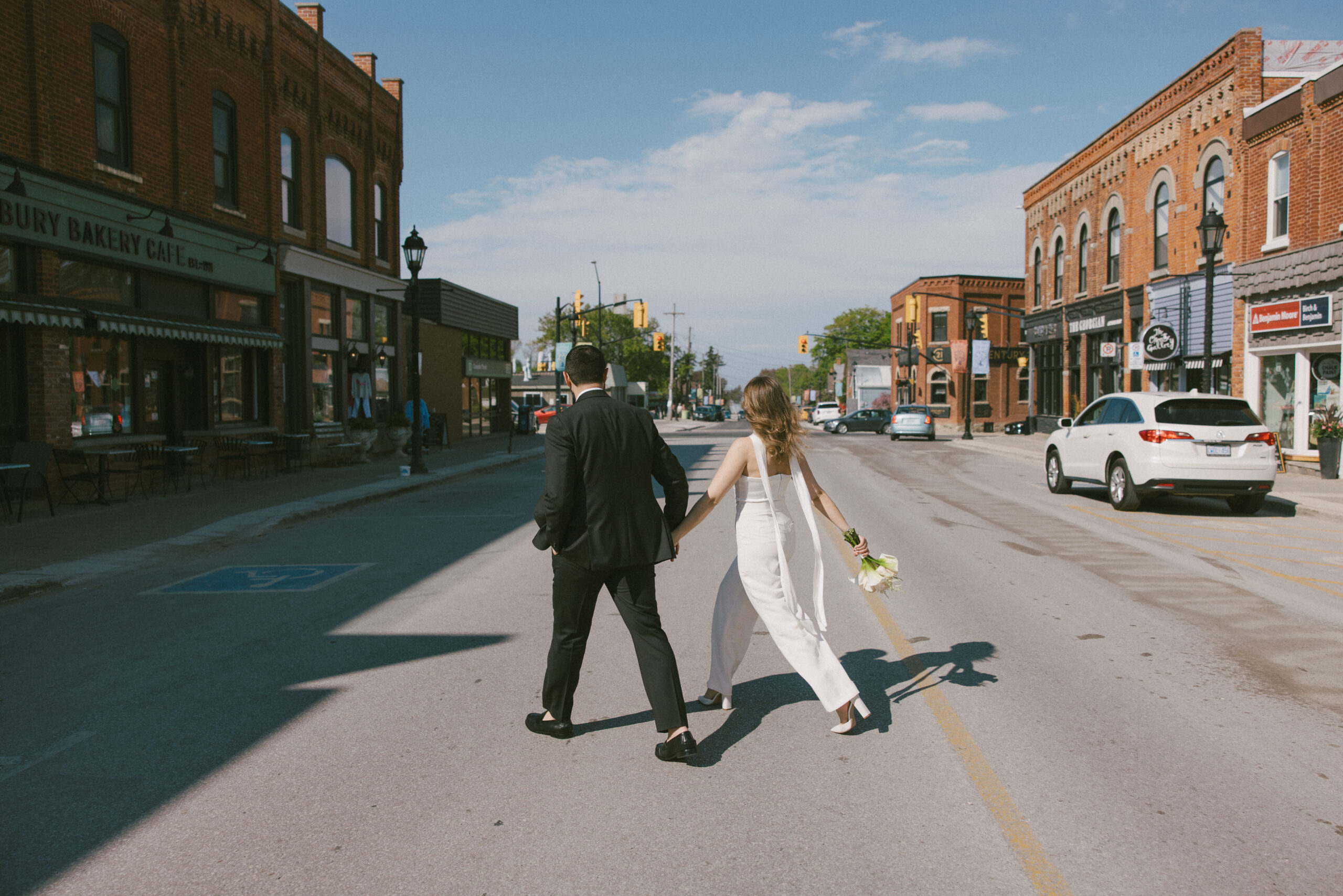 Elopement in the blue mountains ontario