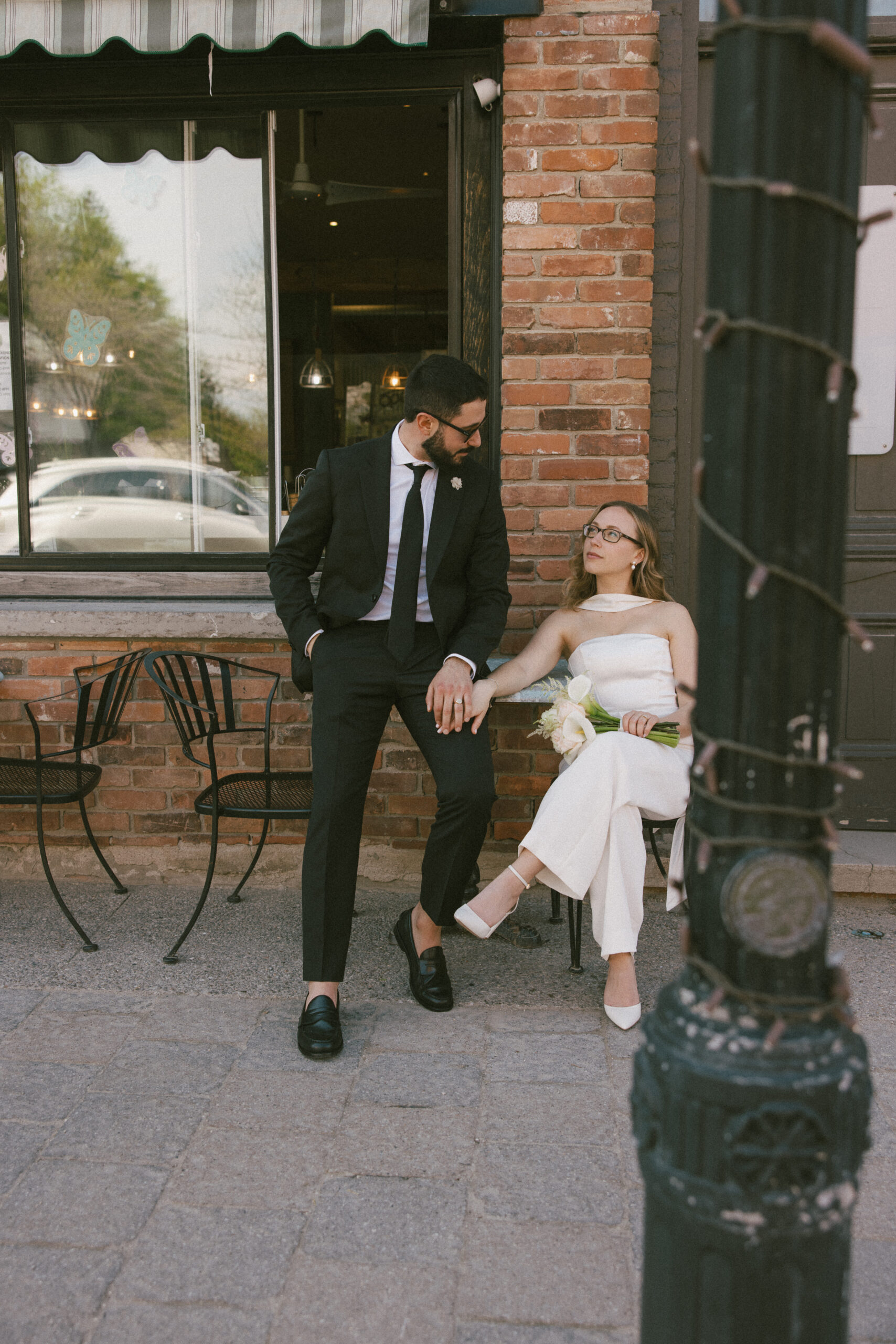 Elopement in the blue mountains ontario