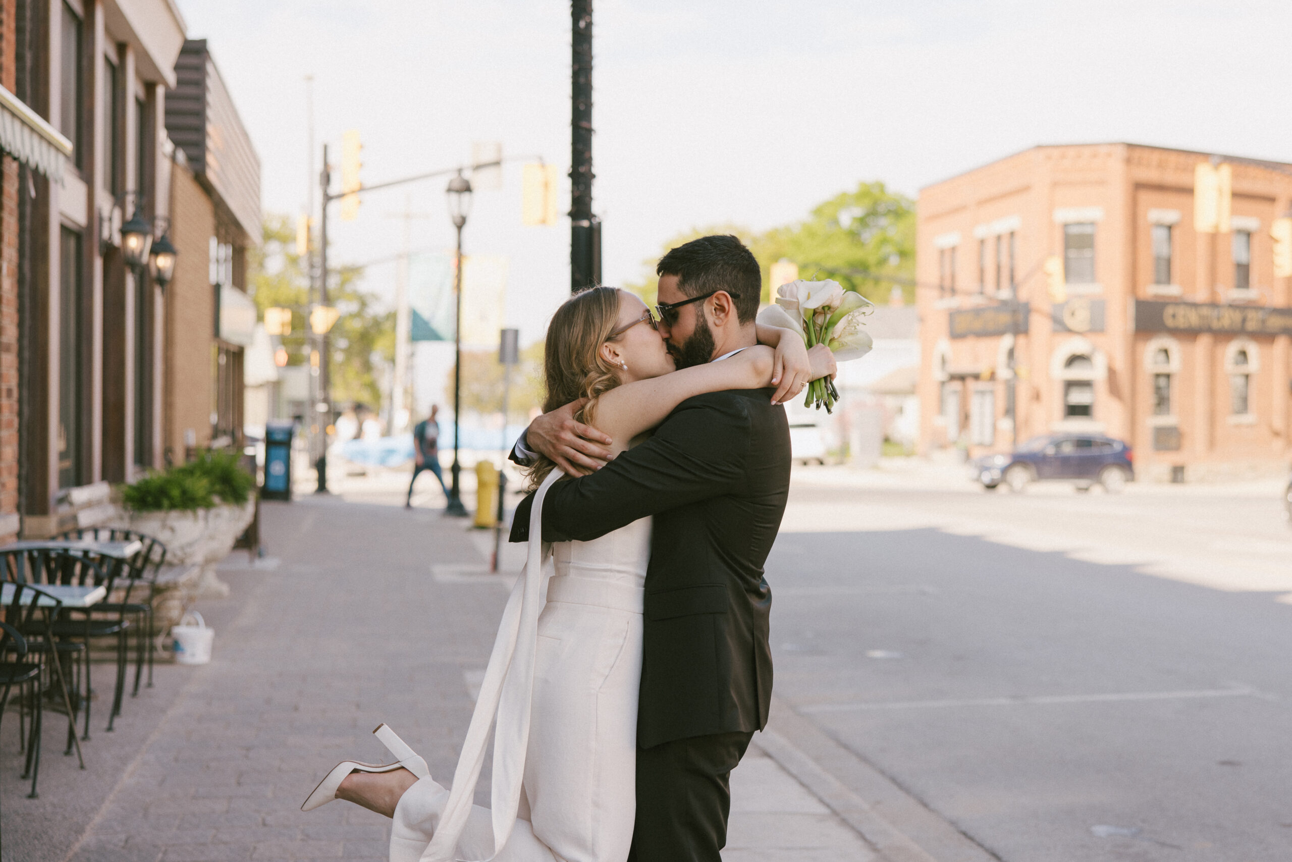 Elopement in the blue mountains ontario