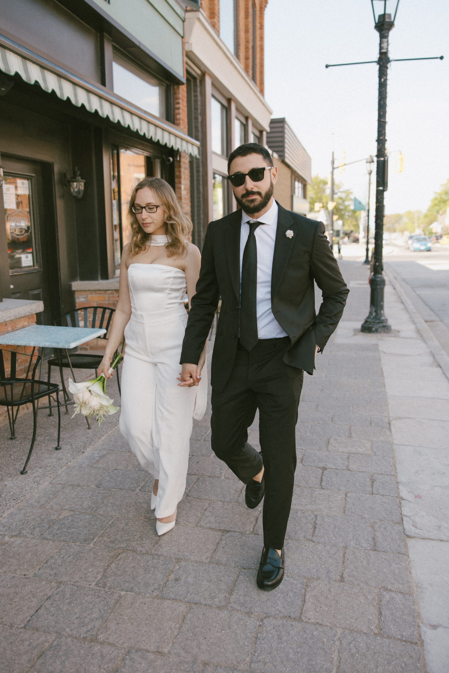 Elopement in the blue mountains ontario