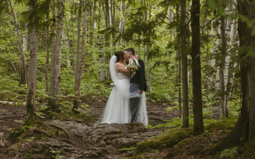 Destination Elopement in Tobermory with All Kinds of Weather